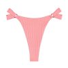 Women Monday Swimwear | Morocco Bottom-Guava Wide Rib