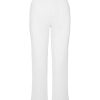 Women Monday Swimwear | San Andres Pant-White Crinkle Linen