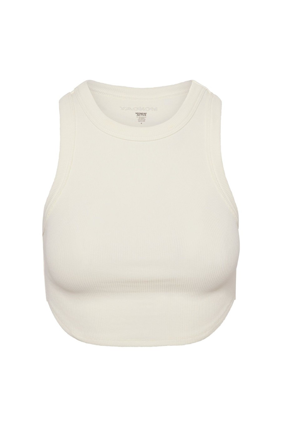 Women Monday Swimwear | Everglades Tank-Ivory Thick Rib