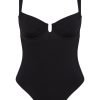 Women Monday Swimwear | Clovelly One Piece-Black