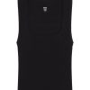 Women Monday Swimwear | Tash Tank-Black Rib