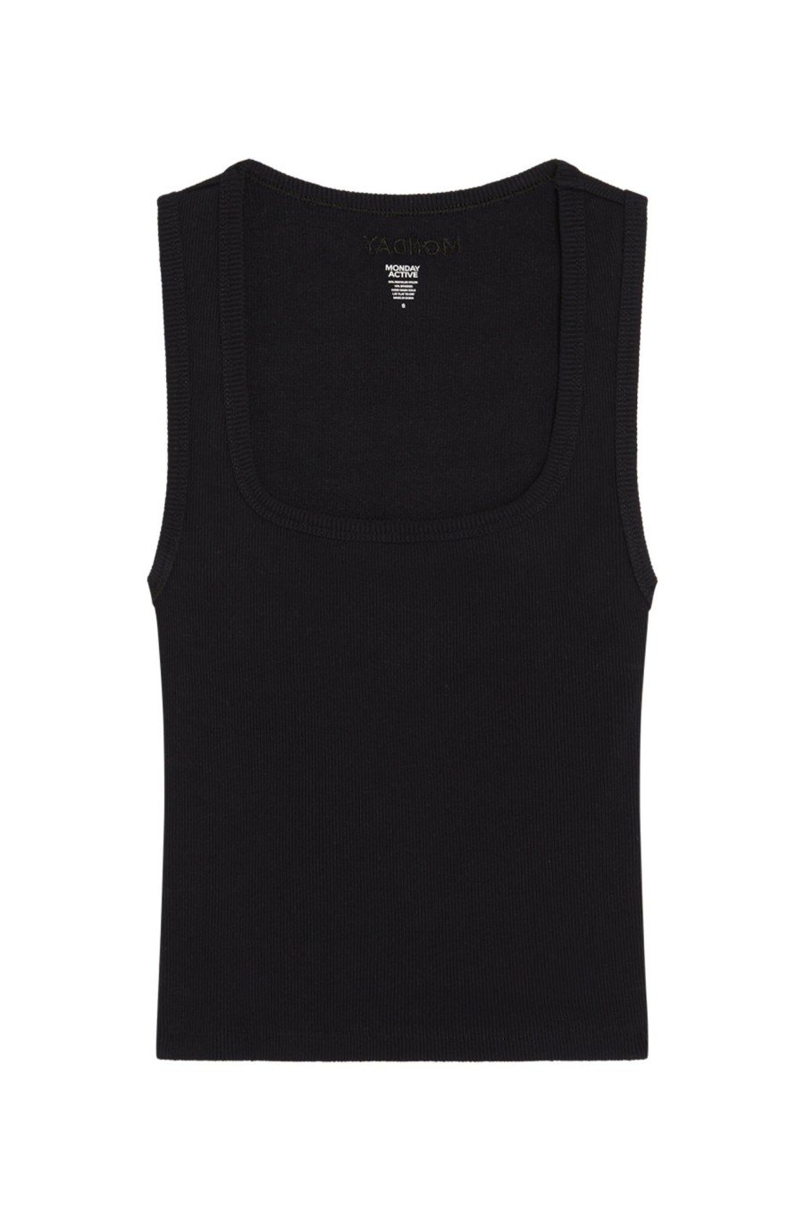 Women Monday Swimwear | Tash Tank-Black Rib