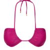 Women Monday Swimwear | Copacabana Top-Fuchsia Berry Shimmer